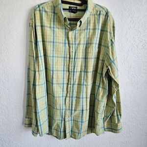 Mens PROTEST Plaid Button Up Shirt. Sz XL LONG SLEEVE spring Summer casual